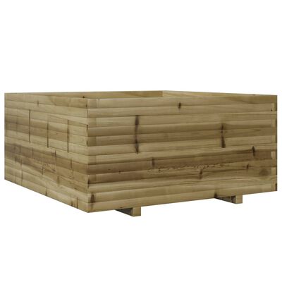 vidaXL Jardinera madera de pino impregnada 100x100x49,5 cm