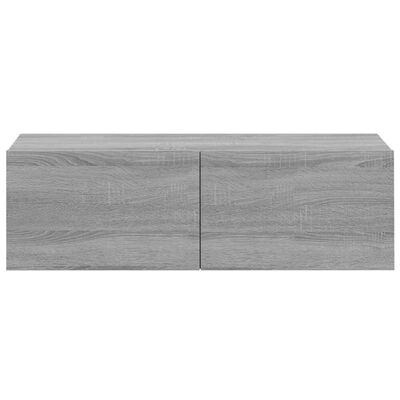 vidaXL Set de muebles para TV 3 pzas madera contrachapada gris Sonoma