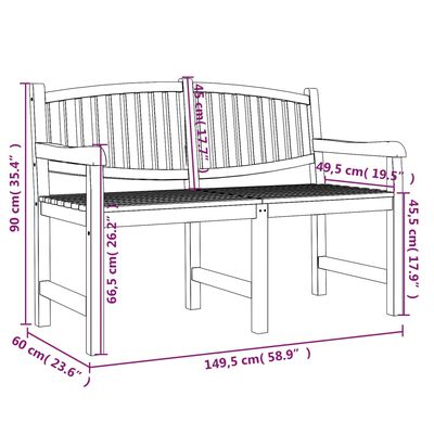 vidaXL Juego de comedor para jardín 4 piezas madera maciza de teca