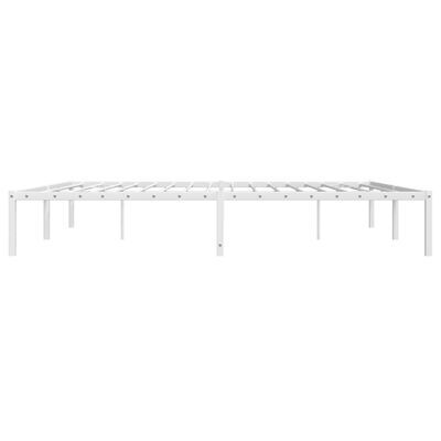 vidaXL Estructura de cama de metal blanca 200x200 cm