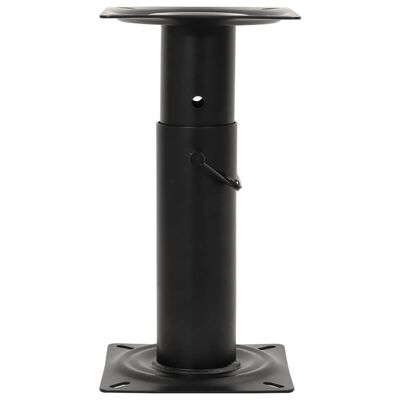 vidaXL Asientos de barco con pedestal 2 uds altura ajustable 360°