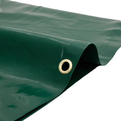 vidaXL Lona verde Ø 2,4 m 650 g/m²