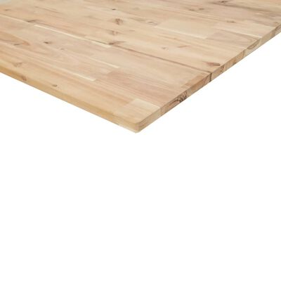 vidaXL Estantes flotantes 3 uds madera acacia sin tratar 60x30x2 cm