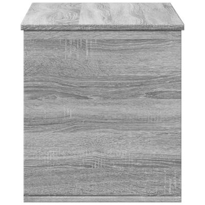 vidaXL Caja de almacenaje madera ingeniería gris Sonoma 100x42x46 cm