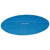 Intex Cubierta de piscina solar de polietileno azul 206 cm