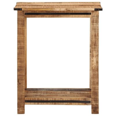 vidaXL Mesa consola de madera maciza de mango 60x35x75 cm