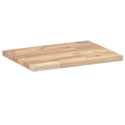 vidaXL Estantes flotantes 3 uds madera acacia sin tratar 60x30x2 cm