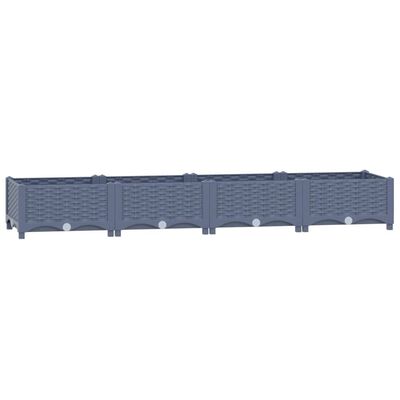 vidaXL Arriate polipropileno 160x40x23 cm