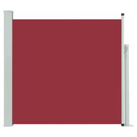 vidaXL Toldo lateral retráctil de jardín rojo 170x300 cm