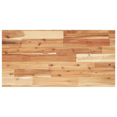 vidaXL Estante de lavabo de pared acero y madera maciza de acacia