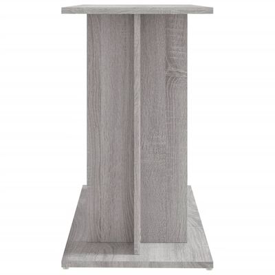 vidaXL Soporte para acuario madera ingeniería gris Sonoma 80x35x60 cm