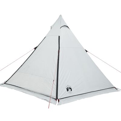 vidaXL Tienda familiar tipi 6 personas tela opaca impermeable blanca