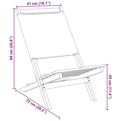 vidaXL Sillas de jardín 2 uds madera maciza acacia y tela crema blanco