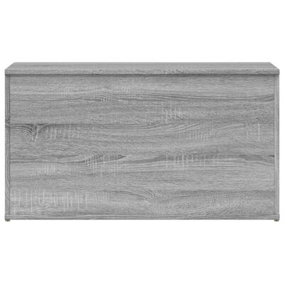 vidaXL Baúl de almacenaje madera contrachapada gris Sonoma 84x42x46 cm