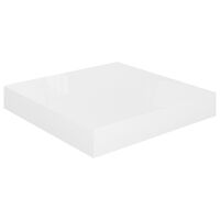 Estante de cajones para pared aglomerado blanco 60x26x18,5 cm