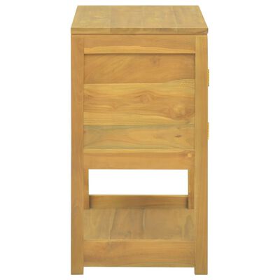 vidaXL Mueble de baño madera maciza de teca 60x40x75 cm