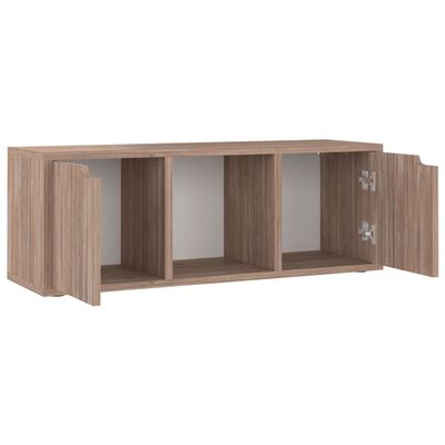 vidaXL Mueble TV madera de ingeniería roble sonoma 88,5x27,5x30,5 cm