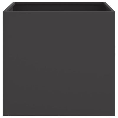 vidaXL Jardinera de acero laminado en frío negro 49x47x46 cm