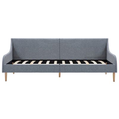 vidaXL Estructura sofá cama con colchón viscoelástico tela gris claro |  vidaXL.es