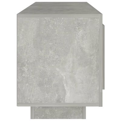 vidaXL Mueble de TV madera contrachapada gris hormigón 102x35x45 cm