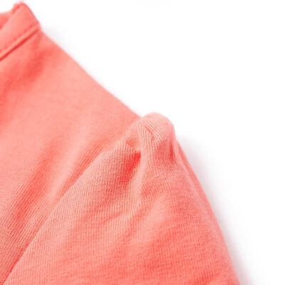 Camiseta infantil color coral 140