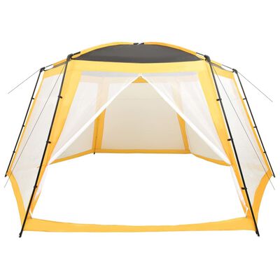 vidaXL Carpa para piscina de tela amarilla 660x580x250 cm