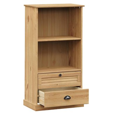 vidaXL Librería VIGO madera maciza de pino 60x35x114,5 cm