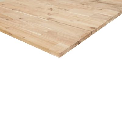 vidaXL Estante flotante madera maciza de acacia sin tratar 160x40x2 cm