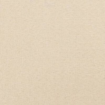 vidaXL Cabecero de tela color crema 90x5x78/88 cm