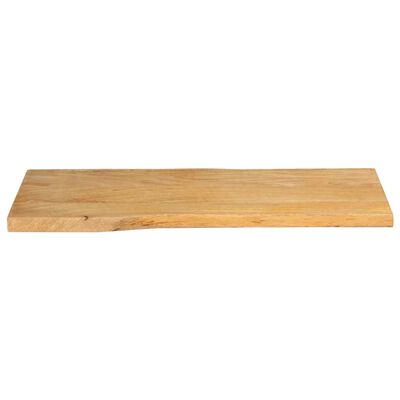 vidaXL Tablero de mesa borde natural madera maciza mango 100x40x3,8 cm