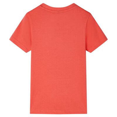 Camiseta infantil rojo claro 140