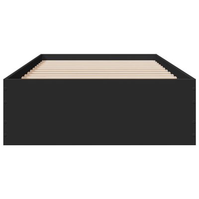 vidaXL Estructura cama con cajones madera ingeniería negra 200x200 cm