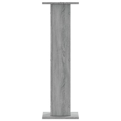 vidaXL Soportes altavoces 2 uds madera gris Sonoma 30x30x95 cm