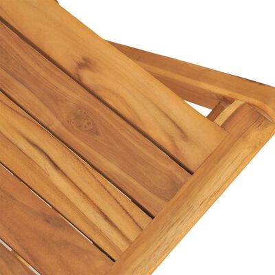 vidaXL Sillas de jardín plegables 6 uds madera maciza teca 47x61x90 cm