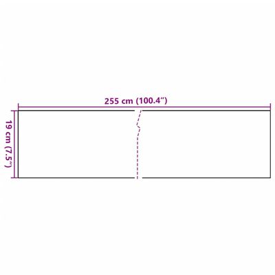 vidaXL Toldos para balcón 5 uds ratán sintético antracita 255x19 cm