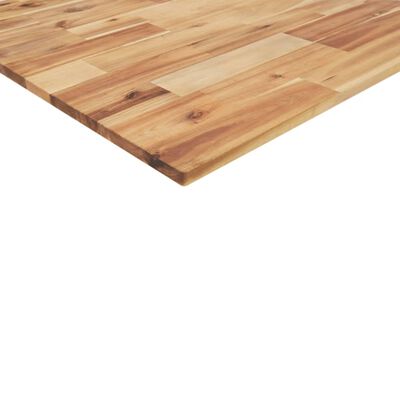 vidaXL Estante flotante madera acacia maciza acabado aceite 60x20x2 cm