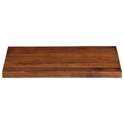 vidaXL Tablero mesa rectangular madera maciza reciclada 90x60x2,5 cm