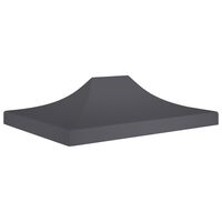 vidaXL Techo de carpa para celebraciones gris antracita 4,5x3m 270g/m²