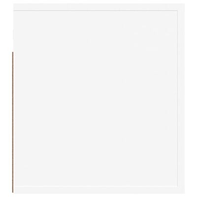 vidaXL Mesitas de noche de pared 2 uds blanco 50x36x40 cm