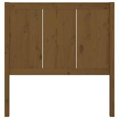 vidaXL Cabecero de cama madera maciza pino marrón miel 105,5x4x100 cm