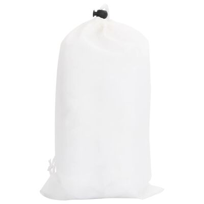 vidaXL Red de camuflaje con bolsa de almacenamiento blanco 412x144 cm