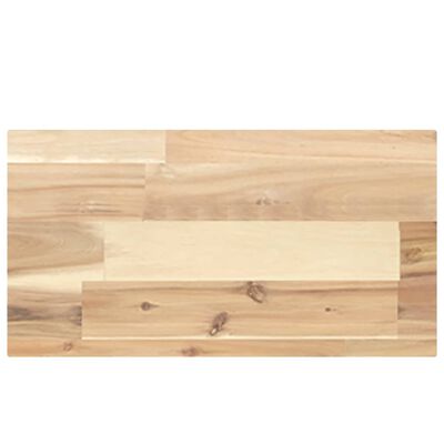 vidaXL Estantes flotantes 4 uds madera acacia sin tratar 40x20x4 cm