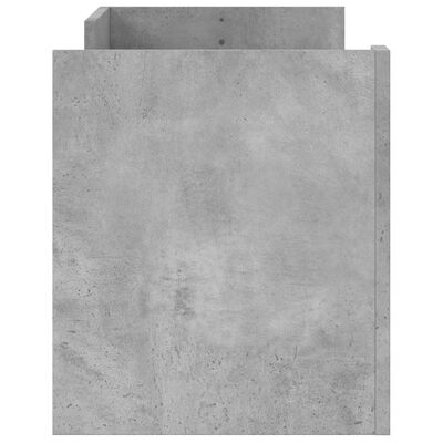 vidaXL Mueble para TV contrachapada gris hormigón 100x35x40 cm