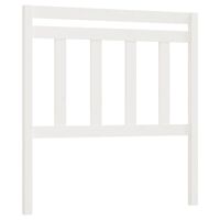 vidaXL Cabecero de cama madera maciza de pino blanco 81x4x100 cm