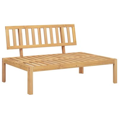 vidaXL Set de sofás de palets de jardín y cojines 5 pzas madera acacia