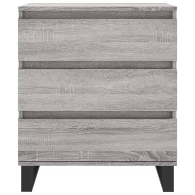 vidaXL Aparador de madera contrachapada gris Sonoma 60x35x70 cm