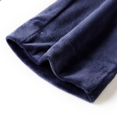 Pantalón infantil terciopelo azul oscuro 92