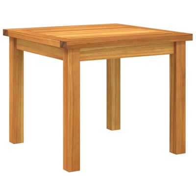 vidaXL Juego de bistro de 3 piezas ratán PE beige y madera de acacia