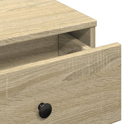 vidaXL Mesa de centro madera de ingeniería roble Sonoma 60x45x31 cm