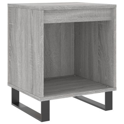 vidaXL Mesita de noche madera de ingeniería gris Sonoma 40x35x50 cm